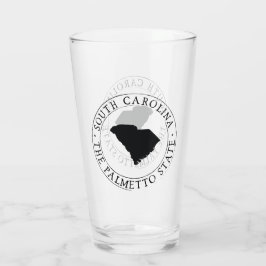 South Carolina State Drink Glass Glas