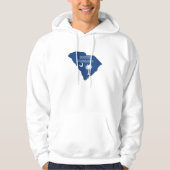 South Carolina State Flag and Map children's Hoodie (Voorkant)
