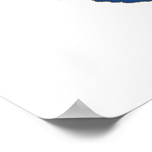 South Carolina State Flag and Map Poster (Hoek)