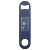 South Carolina State Flag Bottle Open Speed Flessenopener (Achterkant)