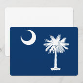 South Carolina State Flag Decor (Voorkant / Achterkant)