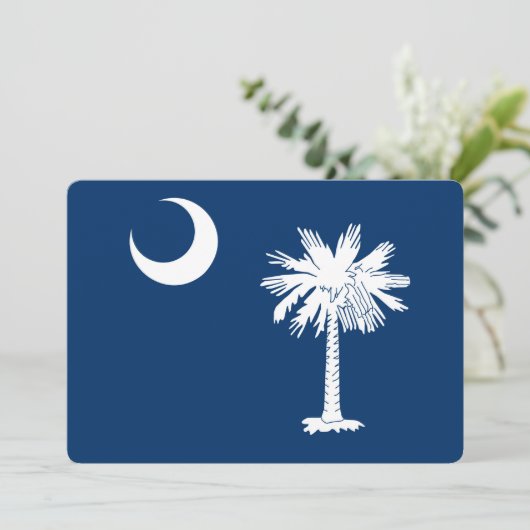 South Carolina State Flag Decor (Staand voorkant)