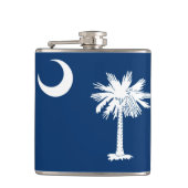 South Carolina State Flag Decor Heupfles (Voorkant)