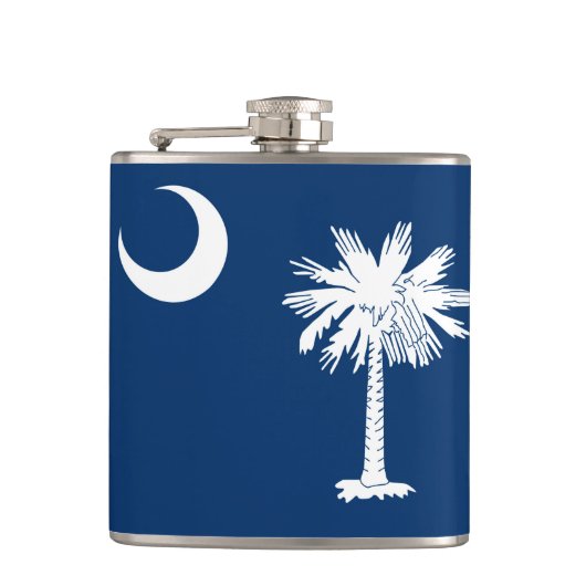 South Carolina State Flag Decor Heupfles (Voorkant)