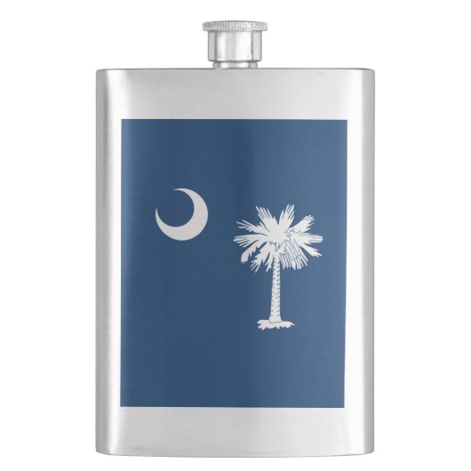 South Carolina State Flag Decor Heupfles (Voorkant)