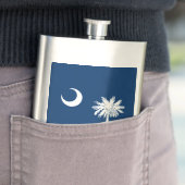 South Carolina State Flag Decor Heupfles (Voorbeeld)