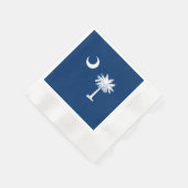 South Carolina State Flag Decor Servet (Hoek)