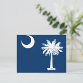 South Carolina State Flag Design Accent Briefkaart (Staand voorkant)