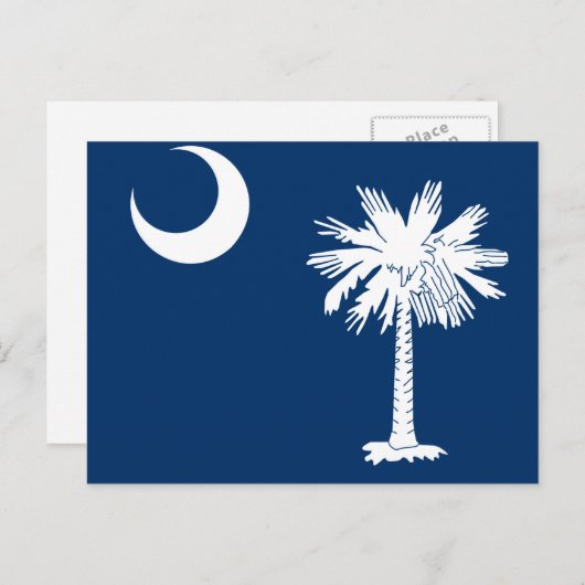 South Carolina State Flag Design Accent Briefkaart (Voorkant / Achterkant)