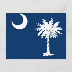 South Carolina State Flag Design Accent Briefkaart