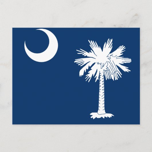 South Carolina State Flag Design Accent Briefkaart (Voorkant)