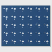 South Carolina State Flag Design Accent Cadeaupapier (Vlak)