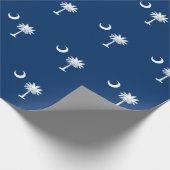 South Carolina State Flag Design Accent Cadeaupapier (Hoek)