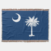 South Carolina State Flag Design Accent Deken (Voorkant)