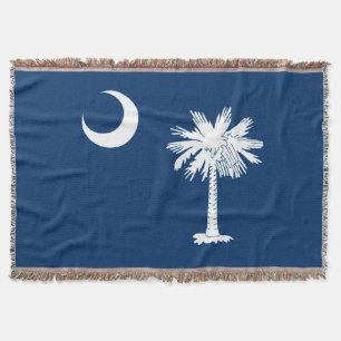 South Carolina State Flag Design Accent Deken