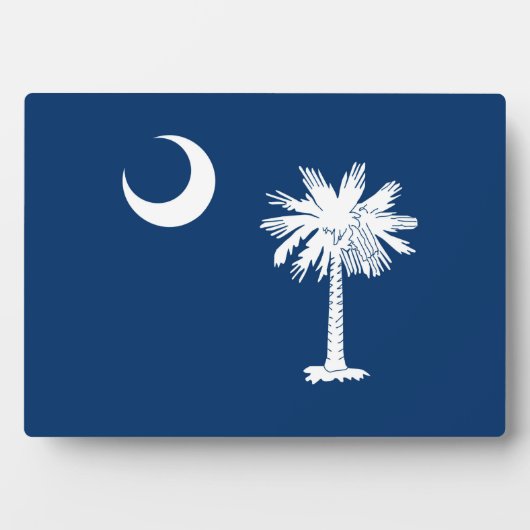 South Carolina State Flag Design Accent Fotoplaat (voorkant)