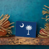 South Carolina State Flag Design Accent Fotoplaat (Zijkant)