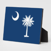 South Carolina State Flag Design Accent Fotoplaat (Zijkant)