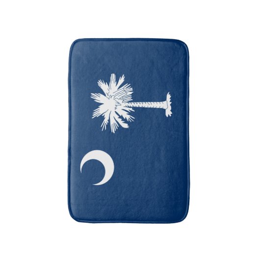 South Carolina State Flag Design Decor Badmat (Voorkant Verticaal)