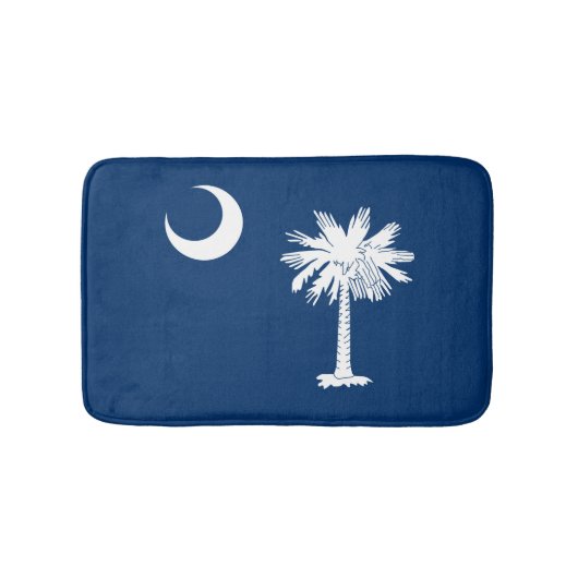 South Carolina State Flag Design Decor Badmat (Voorkant)