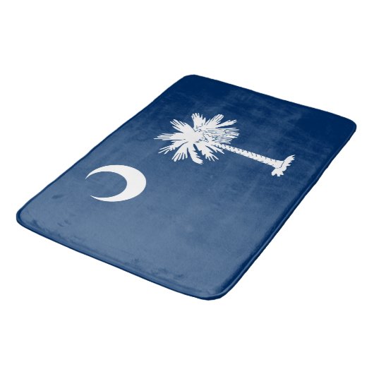 South Carolina State Flag Design Decor Badmat (Gekanteld)