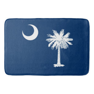 South Carolina State Flag Design Decor Badmat