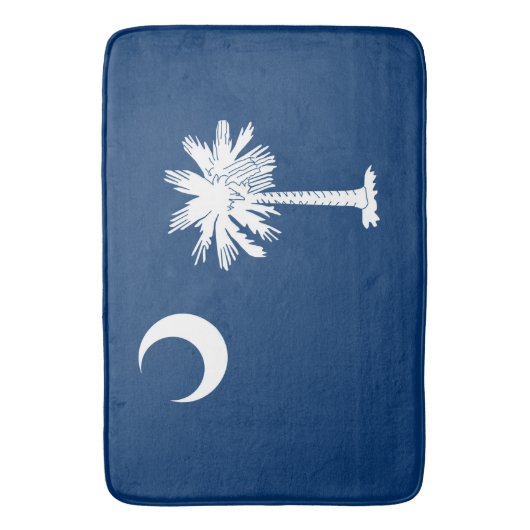 South Carolina State Flag Design Decor Badmat (Voorkant Verticaal)