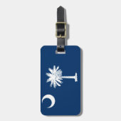 South Carolina State Flag Design Decor Bagagelabel (Voorkant verticaal)