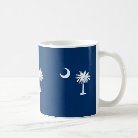 South Carolina State Flag Design Decor Koffiemok (Rechts)