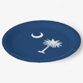South Carolina State Flag Design Decor Papieren Bordje (Gekanteld)