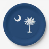 South Carolina State Flag Design Decor Papieren Bordje (Voorkant)