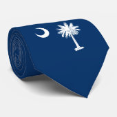 South Carolina State Flag Design Decor Stropdas (Opgerold)