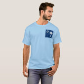 South Carolina State Flag Design Decor T-shirt (Voorkant volledig)