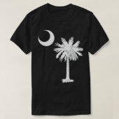 South Carolina State Flag Palmetto Tree Crescent M T-shirt (Design voorkant)