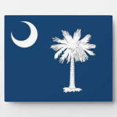 South Carolina State Flag Plaque Fotoplaat (Voorkant)