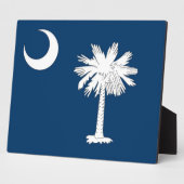 South Carolina State Flag Plaque Fotoplaat (Zijkant)