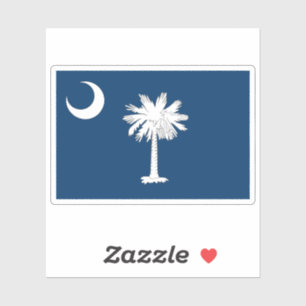 South Carolina State Flag Sticker