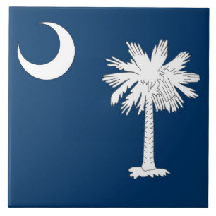 South Carolina State Flag Tegel Tegeltje
