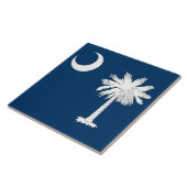 South Carolina State Flag Tegel Tegeltje (Zijkant)