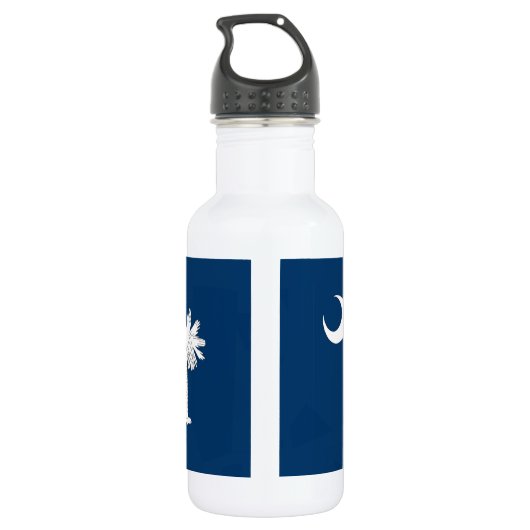 South Carolina State Flag Vrijheidsfles Waterfles (Achterkant)