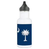 South Carolina State Flag Vrijheidsfles Waterfles (Rechts)