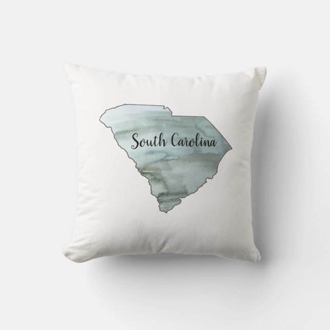 South Carolina State Illustration Kussen (Voorkant)