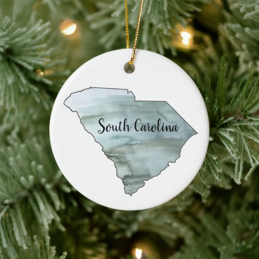 South Carolina State Illustration Ornament (Boom)