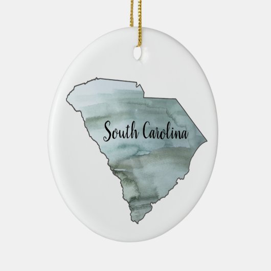 South Carolina State Illustration Ornament (Rechts)