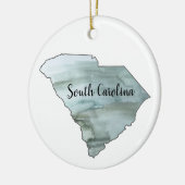 South Carolina State Illustration Ornament (Links)