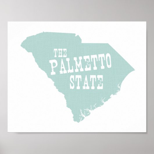 South Carolina State Motto Slogan Poster (Voorkant)