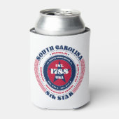 South Carolina State Pride Monogram Koeler (Blikje Voorkant)