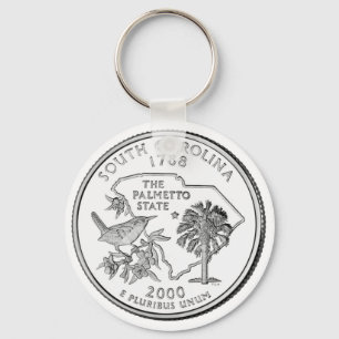South Carolina State Quarter Sleutelhanger