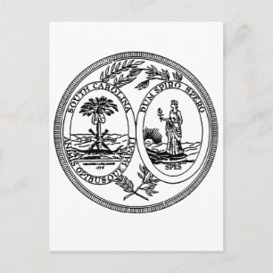 South Carolina State Seal Briefkaart