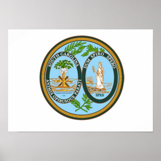 South Carolina State Seal Poster (Voorkant)